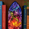 Acrylic Rose Gothic Arch Bookend for Bookshelf Decor