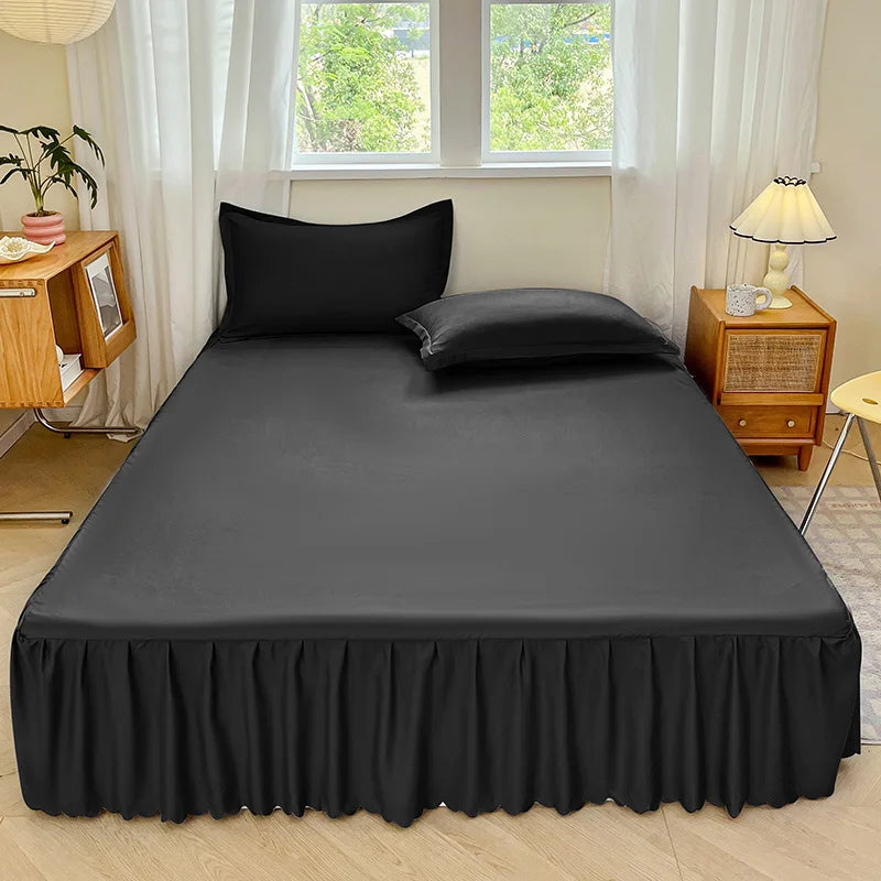 Microfiber Bed Skirt with 35cm Drop