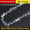 3/8 LP 050 8-inch 33 Drive Links luxury alloy rounded corners for chainsaw blades