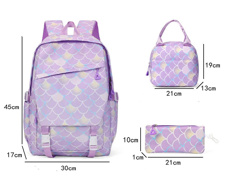 KPop Demon Hunters Backpack Set with Lunch Bag and Pencil Case