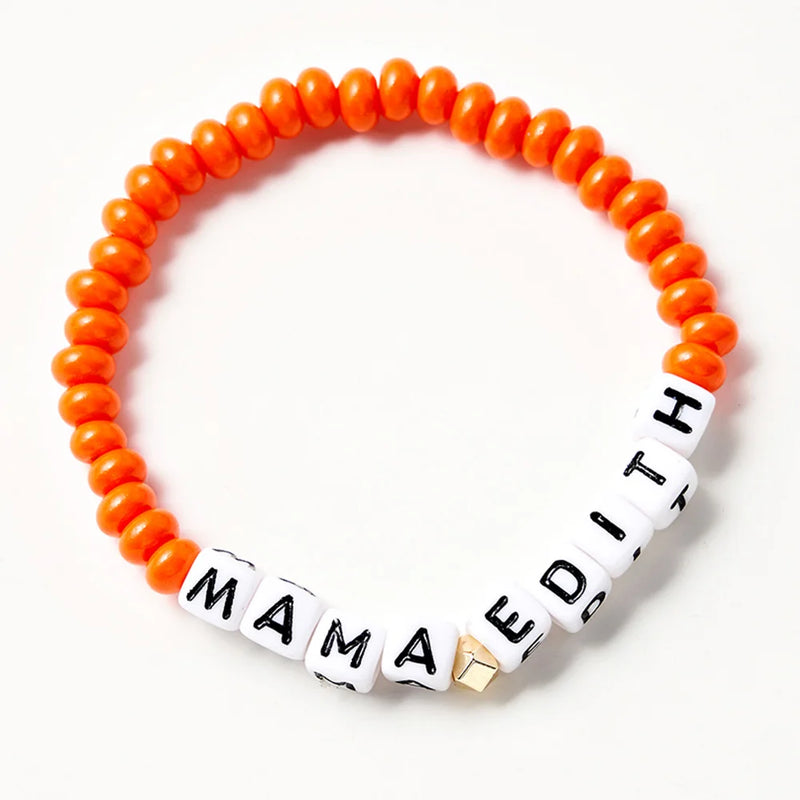 Bracelet de perles d'abaque personnalisé