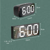 Modern LED Alarm Clock with Voice Control and Night Mode