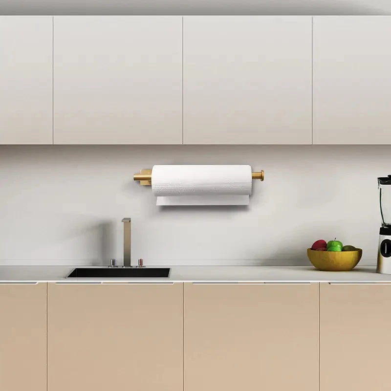 Under Cabinet Paper Towel Holder – Stainless Steel Wall Mount Rack