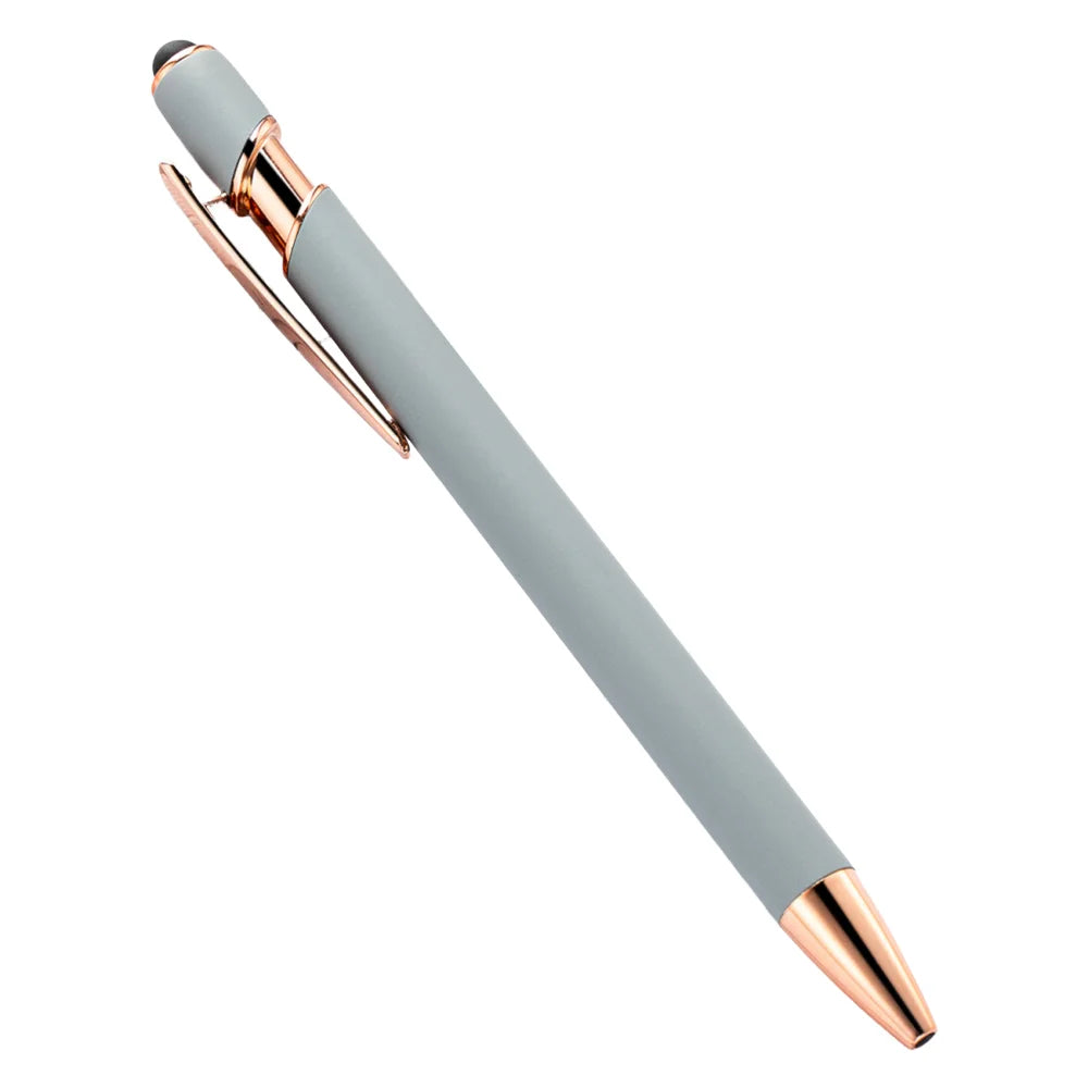 2-in-1 Stylus Pen with Retractable Ballpoint – Pack of 5
