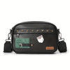 Classic PU Leather Men's Crossbody Messenger Bag