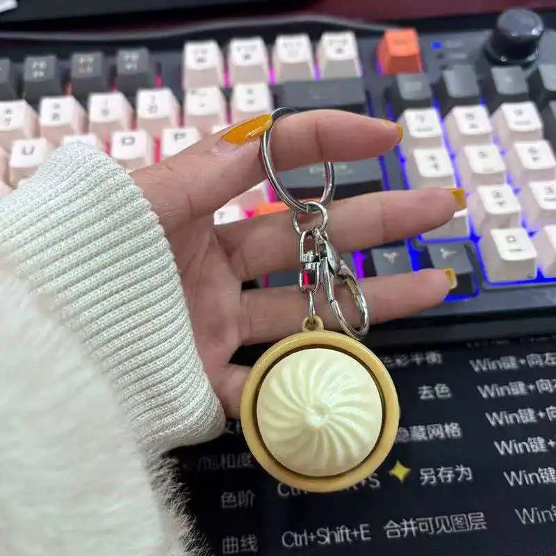 Satisfying Keyboard Clicker Fidget Keychain