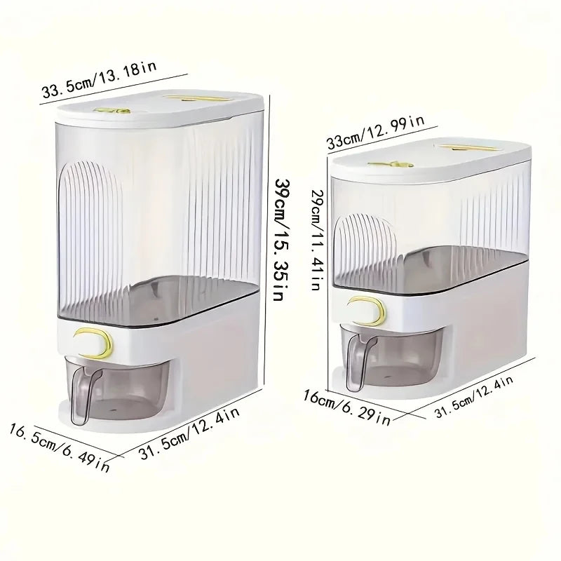 Dispensador de Arroz de 5 kg con Taza Medidora