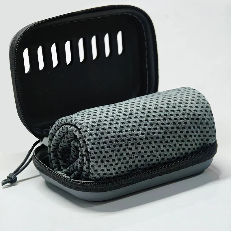 Compact Cooling Towel with Travel Pouch