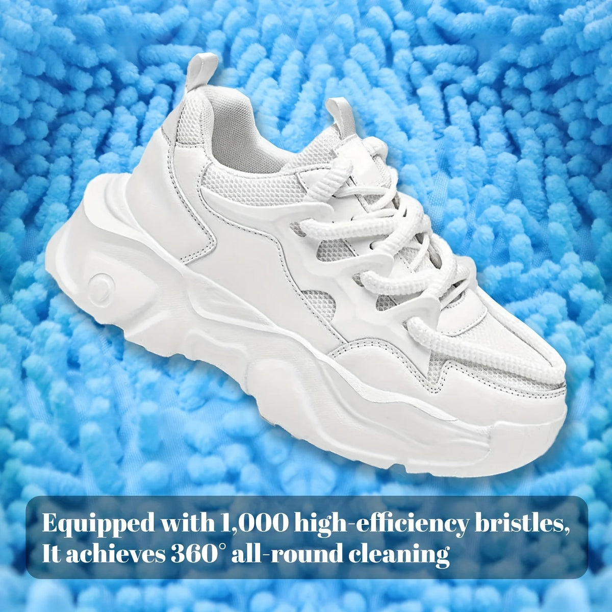 Mesh Shoe Wash Bag with Soft Fluff Lining