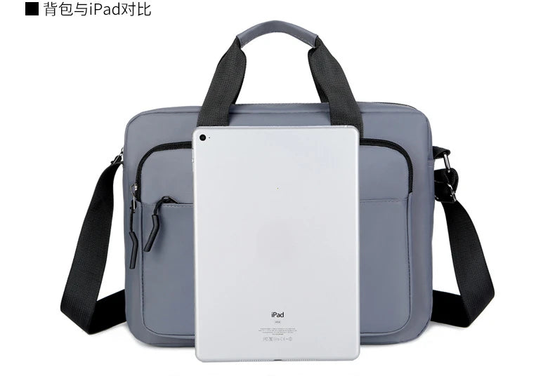 Large-Capacity Men's Messenger Bag with A4 Compatibility
