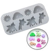 Rainbow Unicorn Silicone Chocolate & Mousse Mold