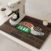 Fast-Drying Kitchen Absorbent Mat for Coffee Stations and Countertops