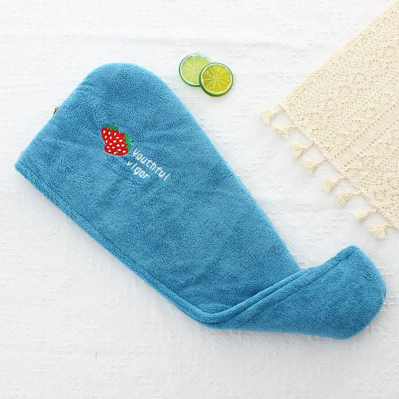 Ultra-Absorbent Microfiber Hair Towel for Quick Drying