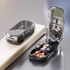 Portable Pill Cutter and Storage Box with Dustproof Lid