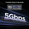 7-in-1 USB-C Hub with 4K HDMI, Gigabit Ethernet, and 100W Power Delivery