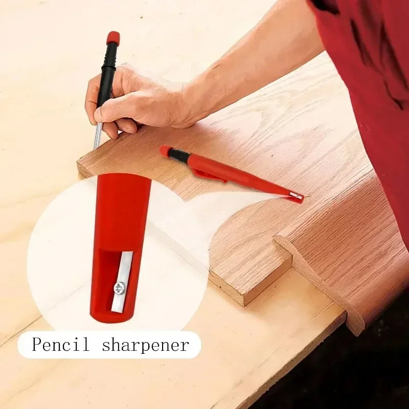 Mechanical Carpenter Pencil with Built-in Sharpener