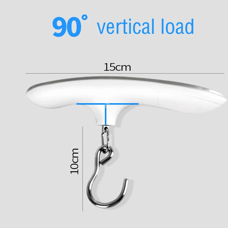 Portable Digital Luggage Scale with Backlit Display