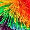 Vibrant Rainbow Sensory Fidget Balls