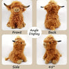 Adorable Highland Cow Plush Toy – Soft and Cuddly 25cm Companion
