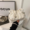Classic Solid Bucket Crossbody Bag