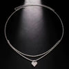 Rhinestone Water Drop Waist Chain