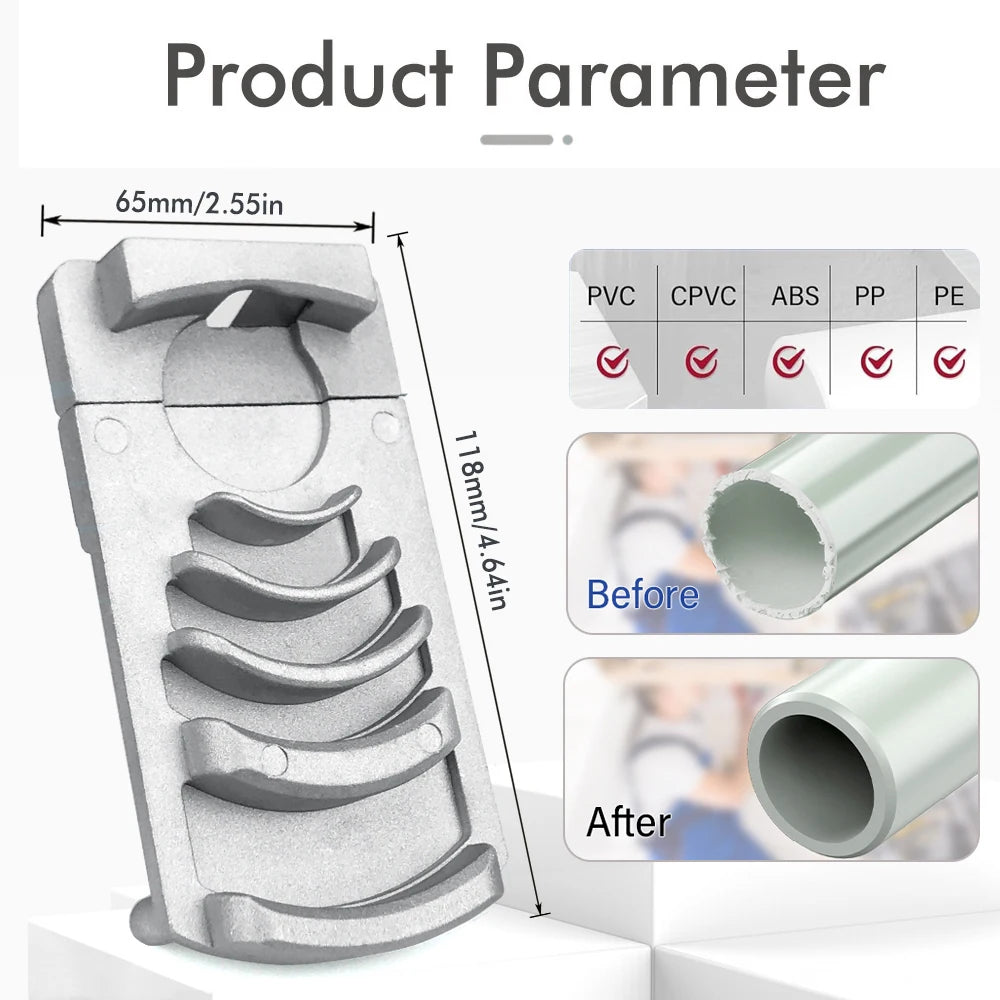 Pipe Deburring Tool for PVC and Plastic Pipes