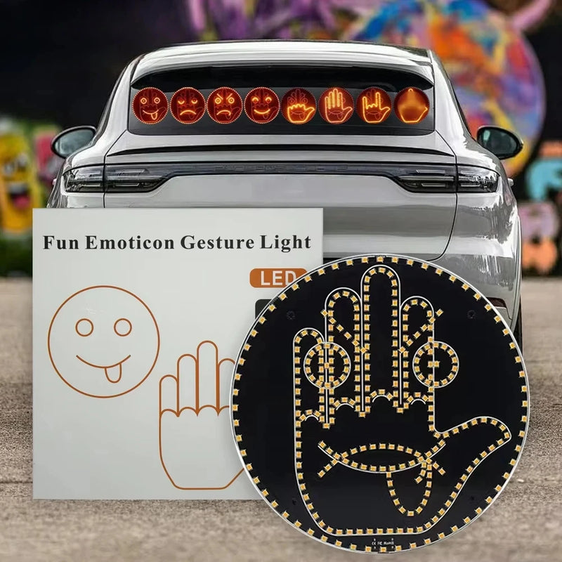 Car LED Emoji Light with Remote Control