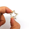 Star-Shaped Zinc Alloy Carabiner Clip for Bags and Belts