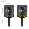 Solar-Powered Mandala Wall Light