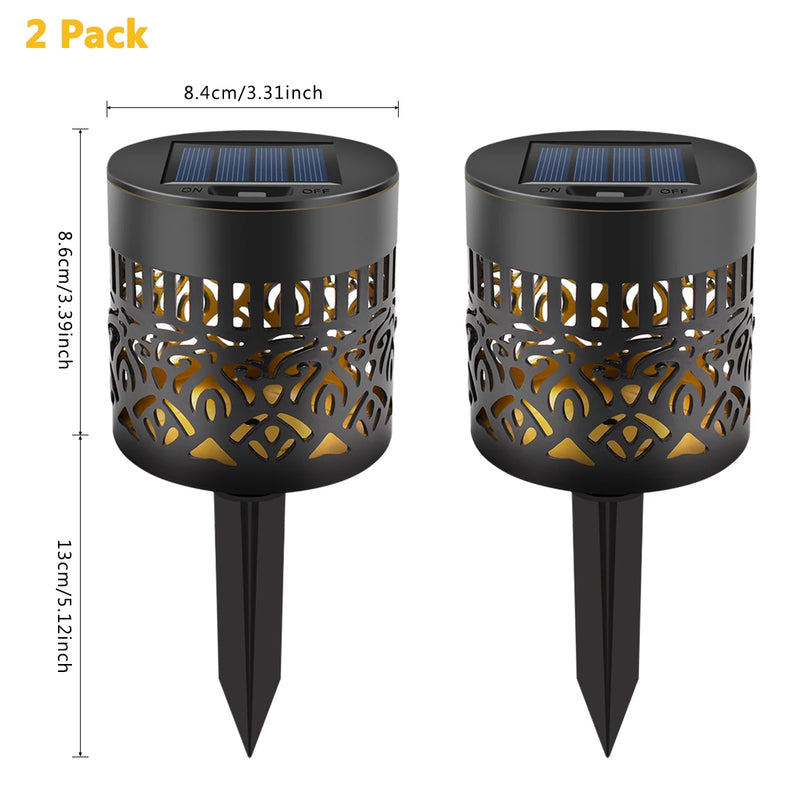 Solar-Powered Mandala Wall Light