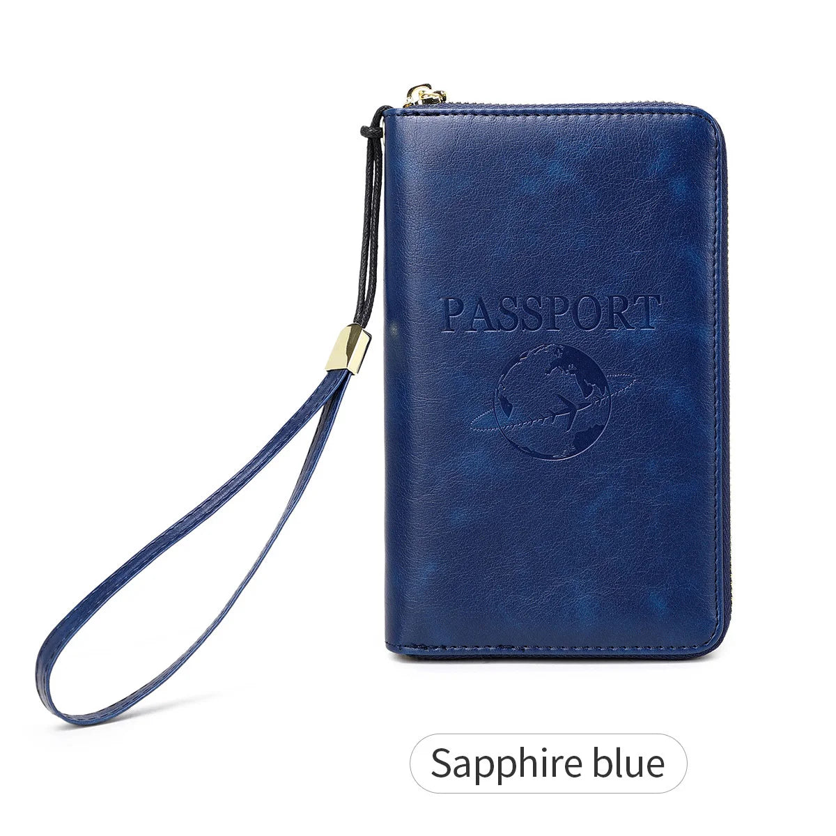 RFID-Blocking Travel Passport Holder with Card Slots