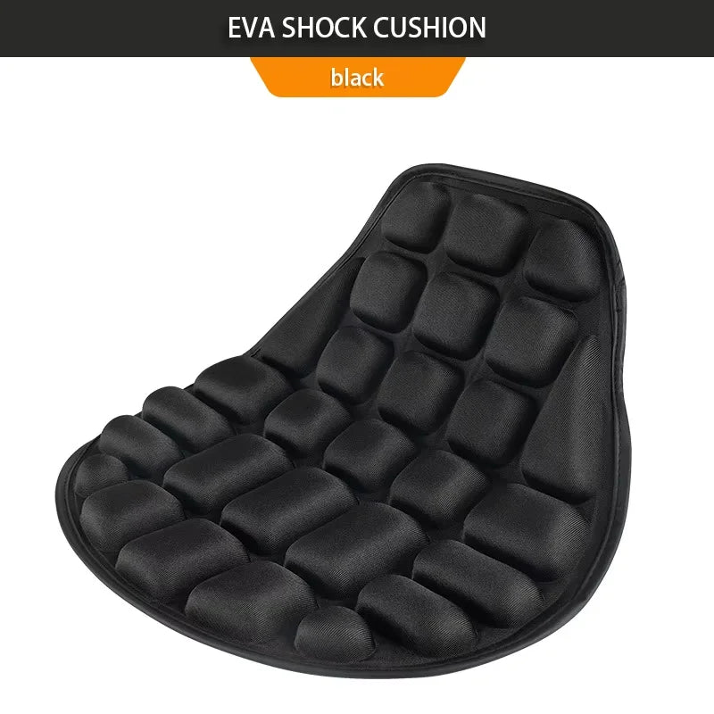 Black EVA shock cushion for motorcycle seats