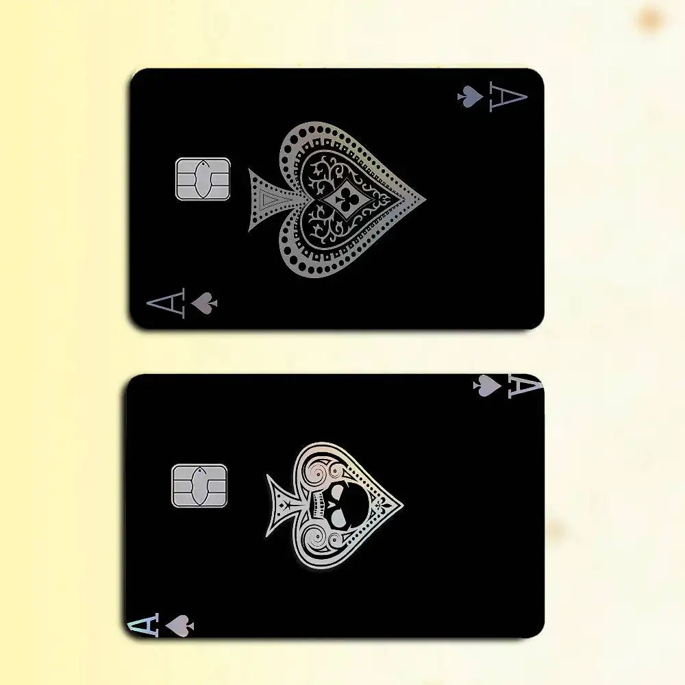 Holographic Card Skin Stickers (4-Pack) – Waterproof, Scratch-Resistant