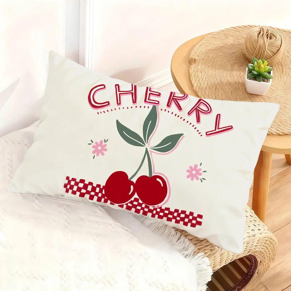 Chibi Cartoon Character Cushion Cover – Double-Sided Print