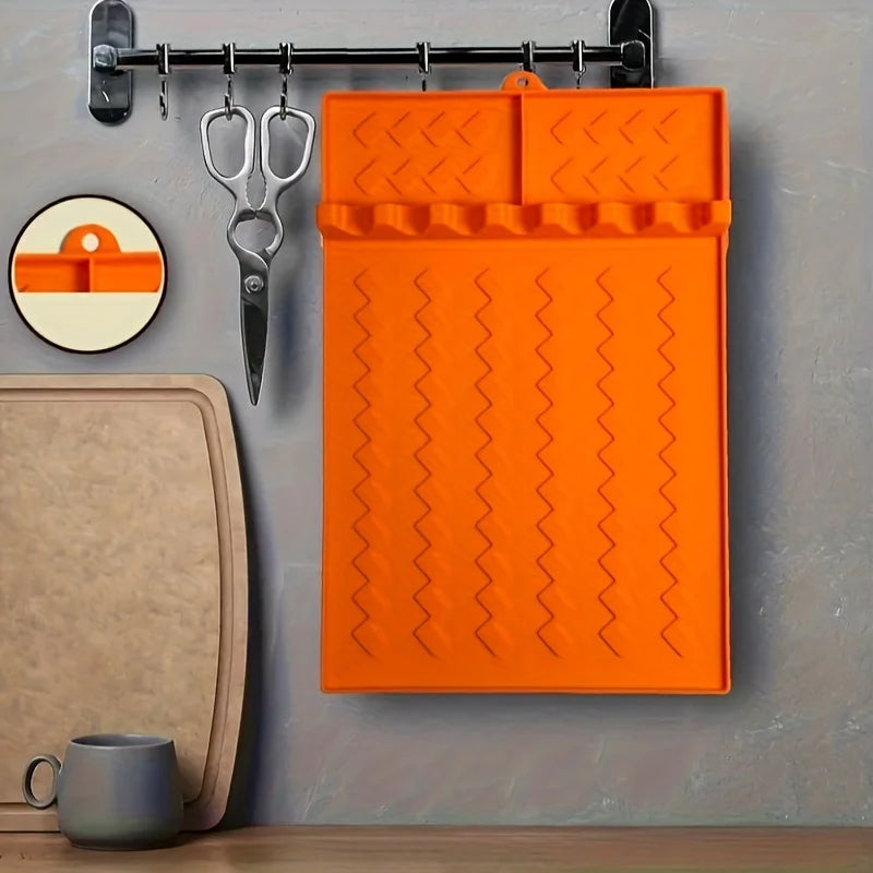 Non-Stick Silicone BBQ Mat with Drip Tray