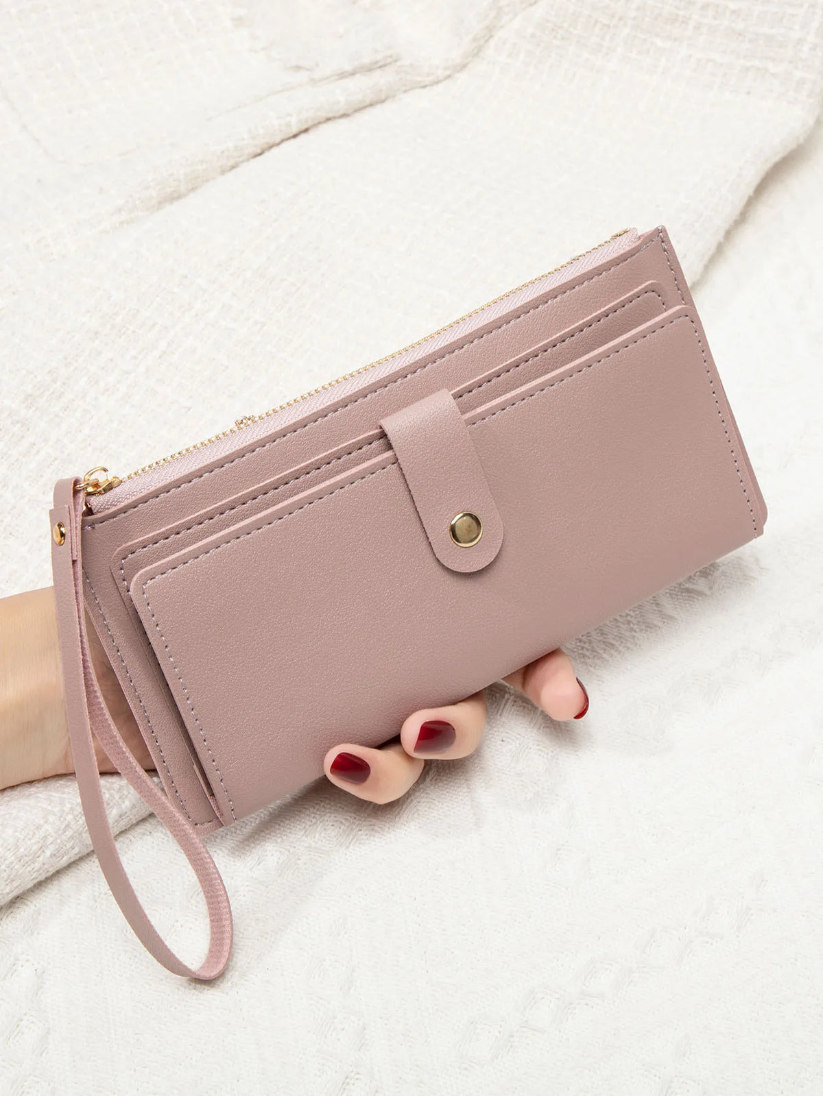 Slim PU Leather Card Holder Wallet