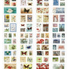Vintage Stamp Tape Stickers Roll for Journals and Crafts