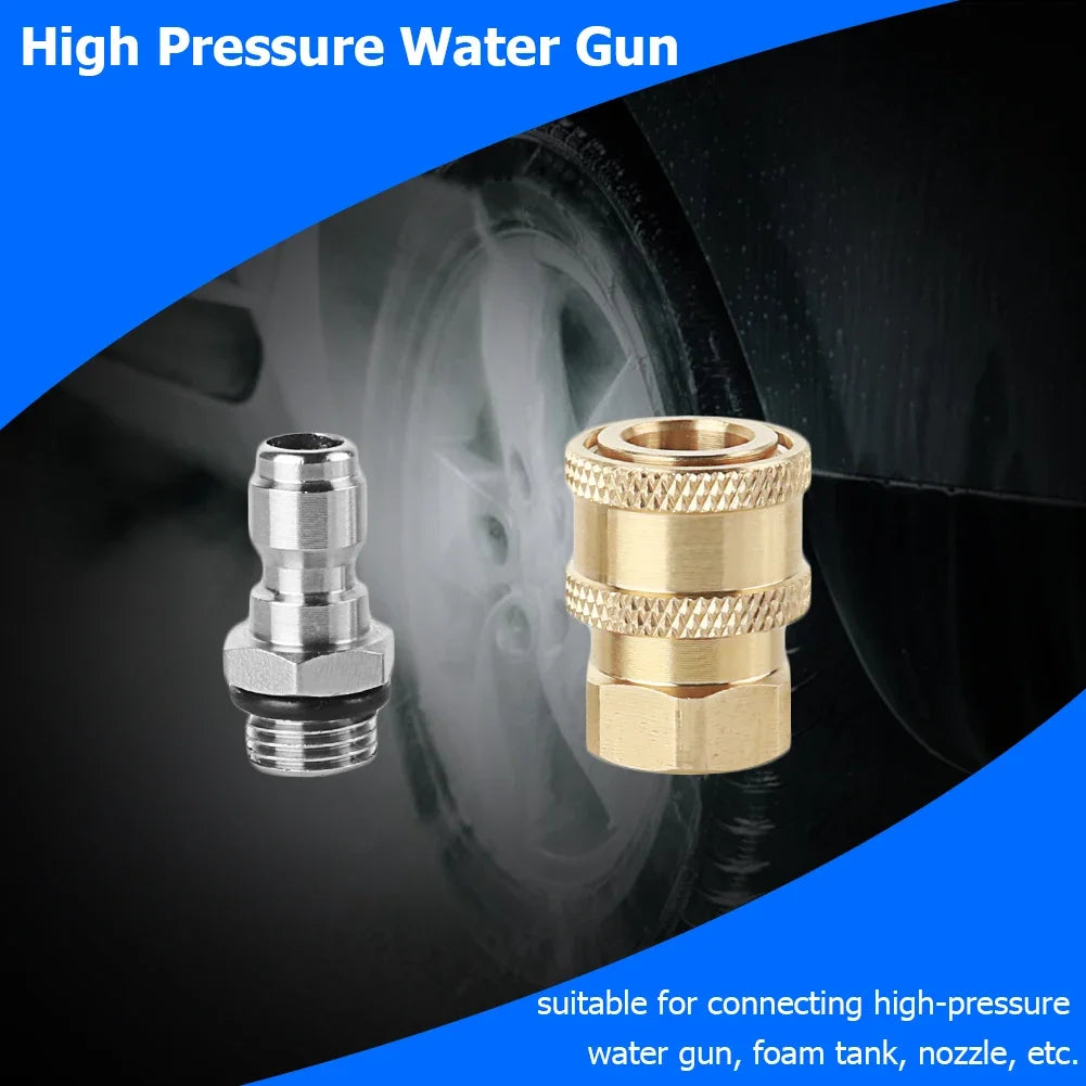 High-Pressure Washer Quick Connect Adapter Set (M14 x 1.5)