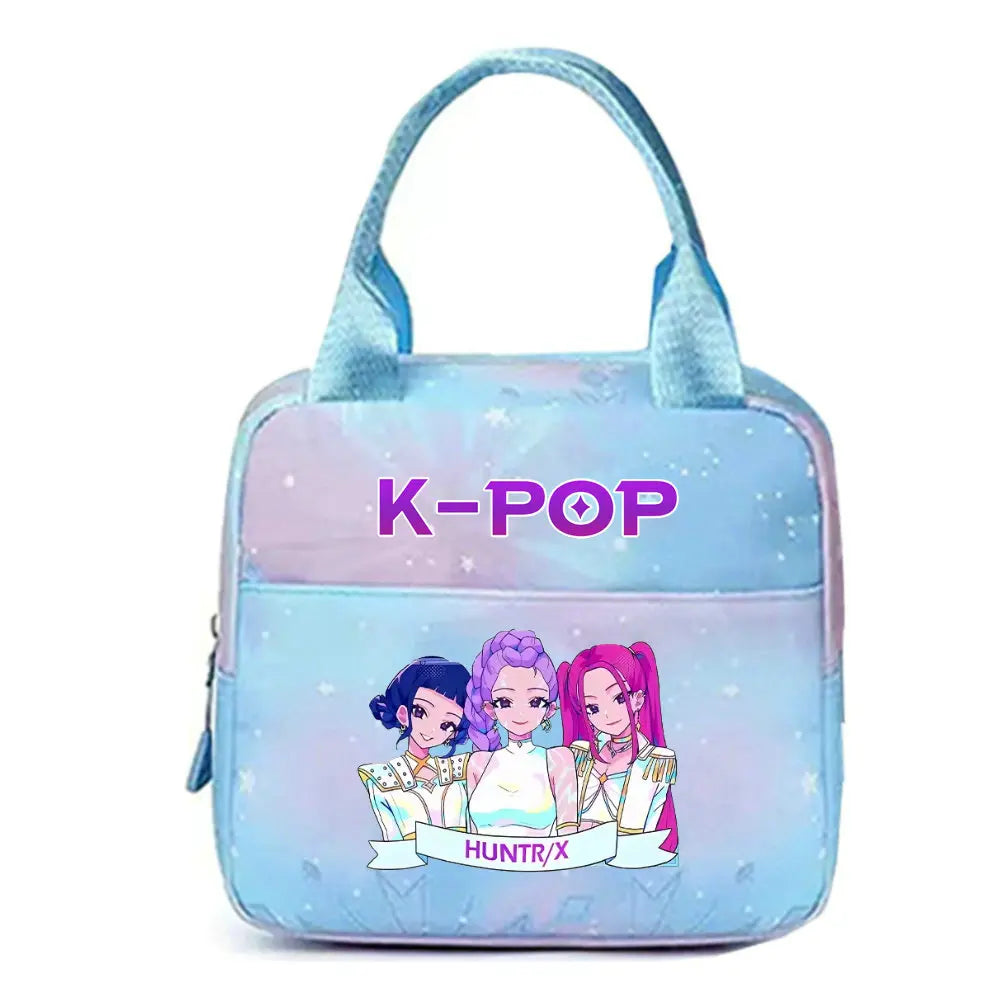 KPop Demon Hunters Insulated Lunch Bag with Shoulder Strap