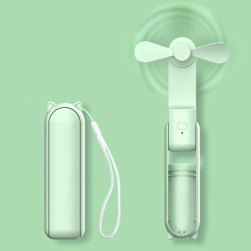Foldable USB Rechargeable Handheld Fan
