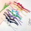 A collection of 10 mixed alphabet letter beads in various colors and shapes for DIY jewelry making