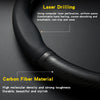Carbon Fiber Leather Steering Wheel Cover with Anti-Slip Grip