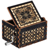 Wooden Hand-Crank Music Box - 'You Are My Sunshine' Engraved Keepsake Gift