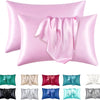 Queen Size Satin Pillowcase Set of 2 for Hair and Skin