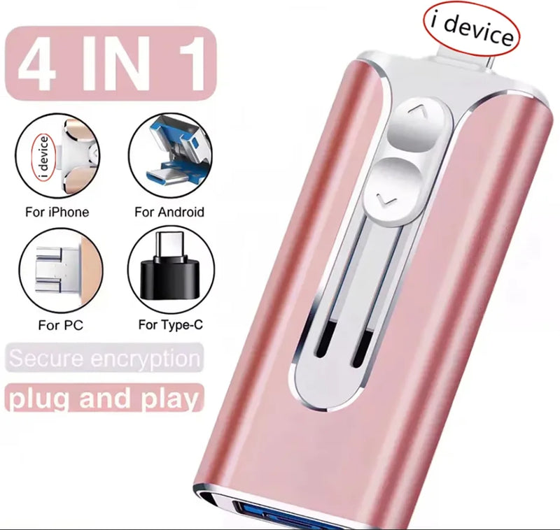 4-in-1 USB-C & Lightning Flash Drive