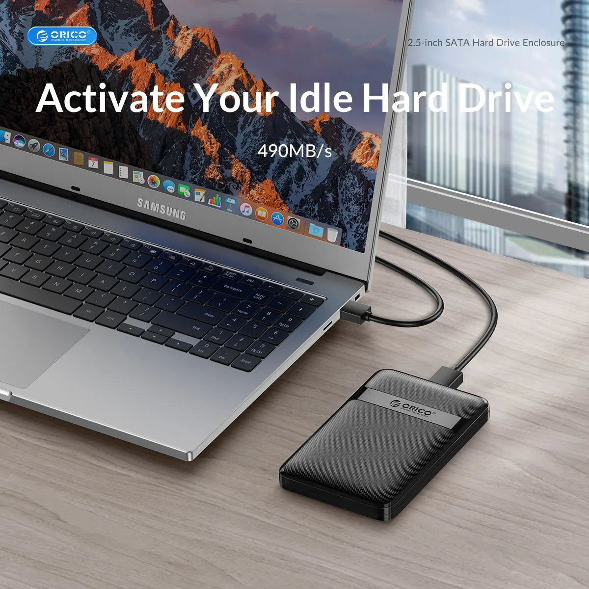 2.5" SATA to USB 3.0/Type-C Hard Drive Enclosure