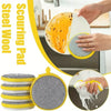 Double-Sided Dish Sponge with Scrubber – Absorbent Kitchen Cleaning Tool
