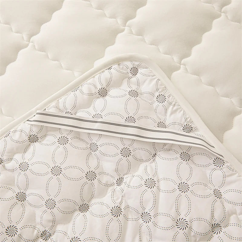 Quilted Mattress Topper with Non-Slip Base