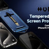 2-Pack Tempered Glass Screen Protector for iPhone with Auto Dust-Elimination Install