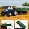 Remote-Controlled Farm Tractor Toy with Realistic Engineering Details
